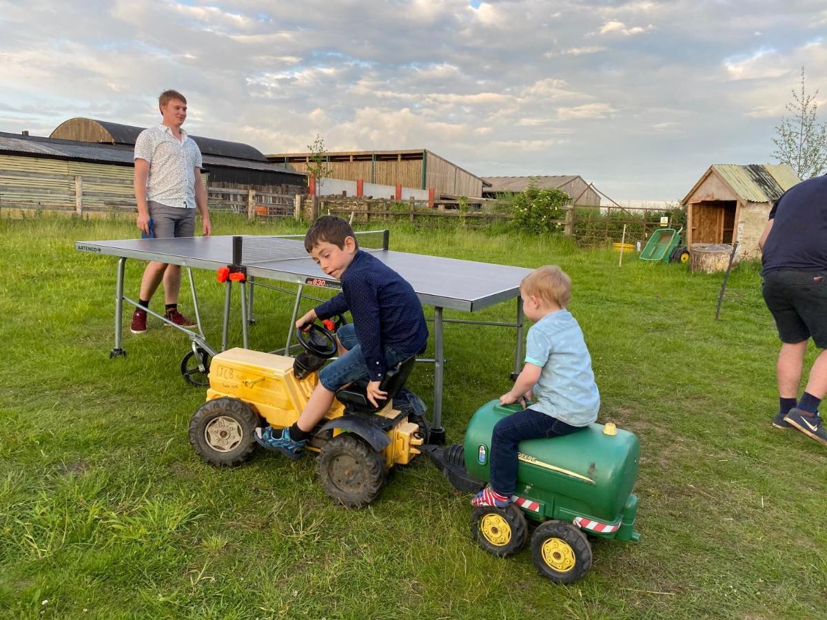 Rew Farm Country And Equestrian Accommodation - Sunset Lodge Melksham Eksteriør billede